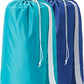 HOMEST 2 Pack XL Nylon Laundry Bag with Strap, Large Dirty Clothes Organizer, Easy Fit a Laundry Hamper or Basket, Can Carry Up to 4 Loads of Laundry, Sky Blue and Blue
