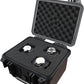 MEIJIA Portable All Weather Waterproof Camera Case With Foam,Fit Use of Drones,Camera,Equipments,Elegant Black,10.62 x9.68x6.87inches