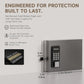 WeHere 16 Key Lock Box Wall Mount, APP Bluetooth/OTP/Wi-Fi/Fixed Code/Key Unlock, Smart Key Cabinet with Key Tag, Key Organizer Holder Box, Key Management Directory for Office, Valet, Realtor, Hotel