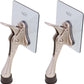 One-Touch Doorstop Adhesive Bracket (Satin Nickel, 4inch x 2pack)
