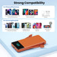 Portable Charger for iPhone with Built in Cables and Wall Plug,Upgraded 13800mAh Fast Charging USB C Power Bank,4 Outputs Travel Essential Battery Pack Compatible with iPhone 15/14/13,Android-Orange