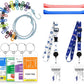 Cruise Ship Essentials, Cruise Luggage Tags, Lanyards for Cruise Ship Cards, Beach Towel Bands, Travel Clothesline, Cruise Essentials 2025 Set Works with All Cruise Lines