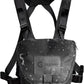 GAIARENA Binocular Harness Chest Pack, Waterproof Bino Harness with Rangefinder Pouch for 20x50 Binoculars Bino Chest Harness Adjustable Binocular Chest Pack for Hunting Hiking (Full Size)