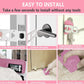 MBBEST Hotel Door Lock & Door Stop Alarm,Dual Protection Security Devices Pocket Door Stopper Self Defensey Tools for Hotel Travel Home Apartment House, Pink/Pink