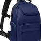 MOSISO Camera Sling Bag, DSLR/SLR/Mirrorless Camera Case Crossbody Photography Backpack with Tripod Holder&Removable Modular Inserts&PU Handle Compatible with Canon/Nikon/Sony, Navy Blue
