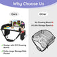 Kids Travel Tray, Kids Travel Trays for Car Seat, Road Trip Essentials for Toddler, Carseat Lap Tray with Dry Erase Board & Storage Organizer for Road Trip Activities for Kid, Black
