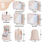 10 Set/8 Set Packing Cubes for Travel, Gifts for Women Mom,Anti-Tearing Suitcase Organizer for Luggage with Shoe & Hanging Toiletry Bag,OlarHike Vacation Essentials & Accessories for Cruise Ship,Cream - Roamly