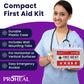 20 Person OSHA Compliant First Aid Kit for Businesses, Vehicles, Trucks, Construction Site - Type III, ANSI Class A Emergency Kit - 136 Piece Essential First Aid Supplies