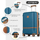 Joyway Carry On Luggage 20 Inch Expandable Suitcase with Spinner Wheel, 3 Piece Hard Shell Luggage Set with TSA Lock(Navy Blue)
