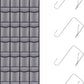 28 Mesh Pockets Hanging Shoe Organizer, Over the Door Shoe Organizer，Closet Storage Holder for Back of Door Storage Holder for Back of Door(Grey)
