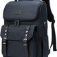 YALUNDISI Vintage Backpack Travel Laptop Backpack with usb Charging Port for Women & Men College Backpack Fits 15.6 Inch Laptop Blue