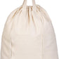 College Dorm Laundry Bags - Versatile and Heavy Duty College Laundry Hamper Liner with Drawstring - Canvas Laundry Basket Liner - 100% Cotton, Washable and Foldable Cloth Laundry Bags (1 Pack)