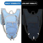 Lightweight Hydration Backpack 2L Water Bladder Pack for Running, Cycling, Hiking – Anti-Theft Water Backpack with Phone Holder, Trekking Pole Holder & Reflective Strips for Men & Women
