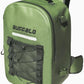 Buffalo Gear 26L Waterproof Fishing Tackle Backpack with Rod Holder, Fly Fishing Gear Storage Bag for Outdoor Angling