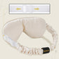 BOKOR Adjustable Silk Sleep Eye Mask for Women and Men, Luxury Mulberry Silk Eye Cover, Light-Blocking Improve Sleep Quality,with Travel Bag - Champagne