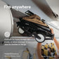 Stokke YOYO3 Stroller from 6 Months - Includes Black Frame/Taupe Seat Cushion + Canopy - Folds in & Out in a Flash - Light & Compact - Carry-On Compatible