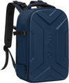 MOSISO Camera Backpack, DSLR/SLR/Mirrorless Photography Camera Bag Waterproof Artistic Geometric Hardshell Case with Tripod Holder&15-16 inch Laptop Compartment for Canon/Nikon/Sony, Steel Blue