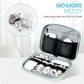 Electronics Organizer Bag, Portable Cable Organizer Case Travel Electronic Accessories Storage Case - Travel storage bag for Cables, Chargers, Phone, SD Cards - Green