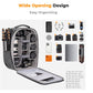 K&F Concept Camera Backpack,Hardshell Photography DSLR Camera Bag with 15-15.6 Inch Laptop Compartment Waterproof Hard Shell Camera Case Compatible with Canon/Nikon/Sony/DJI Mavic Drone