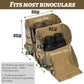 VISMIX Binocular Harness, Adjustable Binocular Harness Chest Pack with Rain Cover for Hunting Hiking Shooting