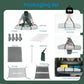 Camping Shower Tent Deluxe Changing Room Easy Set Up Privacy Shelter,Large Toilet Tent with Floor Drain Design for Beach, Camping,Hiking with Stakes and Ropes for Stability