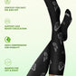 Bamboo Viscose Compression Socks for Women Men 2 Pairs 15-20mmHg Knee High Compression Socks Travel Nurse