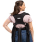 CuddleCarry™ Pre-Wrapped Baby Ring Sling by CuddleBug - Adjustable, Lightweight Baby Carrier Wrap - Ergonomic Front Carry for Newborn to Toddler (0-36m, 8-35 lbs) - Black