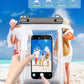 1.2L Waterproof Phone Pouch for iPhone 16 15 14 11 Pro Max & Galaxy S24 S21 - Floating Large Capacity Dry Bag Stores Sunscreen, Sunglasses - Oversized Waterproof Bag for Beach, Swimming, Kayaking