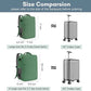 Taygeer Travel Backpack for Women Men, 40L Airline Approved Carry On Backpack with 17.3 inch Laptop Compartment, TSA Friendly Daypack, Backpack for Business Hiking Travel, Peridot Green