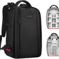 K&F Concept Camera Backpack for Photographers Large Waterproof Photography Camera Bag with Laptop/Tripod Compartment for Men Women Black Red