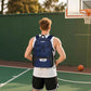 LARIPOP Basketball Bag, Sports Backpack with Ball Holder & Shoe Compartment, Water Resistant Gym Bag for Soccer Volleyball Travel