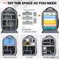 SDYSM Camera Bag Backpack Professional for DSLR SLR Mirrorless Camera Waterproof Laptop Back Pack 15.6 Inch with Rain Cover Anti Theft Travel Case Large Capacity Photography Backpack Black