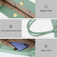 KKXIU Tote Bag for Women Vegan Leather Shoulder Purse Large Capacity Travel Bag