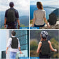 ZOMFELT Hiking Backpack for Women Men, 15L Lightweight Packable Backpack for Trip, Water Resistant Small Travel Backpacks, Foldable daypack for Hiking, Walking, Cycling, Camping, Black - Roamly