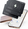 Ultra-Thin Air Tag Wallet Tracker Card 0.07in IP68 Waterproof Bluetooth Tracker for Wallets, Passport, Work with Apple Find My, Wireless Charging, Card Locator iOS Only [Apple MFi Certified]- 3pcs