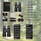 12x50 ED Binoculars for Adults-Professional Roof Prism,HD Optical System Non-Slip Grip, IPX7 Waterproof,High Power BAK4 Prism SMC Lens Binoculars for Bird Watching Travel
