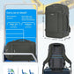 ECOHUB Travel Backpack for Men Women, Carry on Backpack with USB Charging Hole, Spirit Airlines Personal Item Bag Flight Approved, 15.6 Inch Laptop Backpack with Anti Theft Pockets, 30L, Grey Green