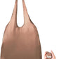 Nanobag Ultra-Lightweight Foldable Tote for Women & Men, Reusable Grocery & Travel Bag, Packable Collapsible Compact Market Essential (Standard Mocha)