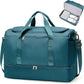 Extra Large Travel Duffle Bag,Carry on Overnight Weekend Bag with Shoes Compartment,Weekender Bags for Women for Travel Business Trips Sport Hospital