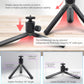 Kado Metal Portable Monitor Stand Tripod, 100x100mm 75x75mm Wall/Arm Mount Adapater Bracket Plate, 360° Ball Head and 1/4" Screw Compact for Phone, Tablet, Projector, Camera and Webcam