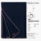 100% Wool Blanket, 48" x 62", Warm, Thick, Washable, Military Wool Blanket, Great for Camping, Outdoors, Sporting Events, Survival Kits，Navy