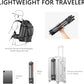 Compact Carbon Fiber Travel Camera Tripod with Ball Head, Reverse Folding Design, Maxload 8kg, Folded Height 450mm (LX-254CT+XB-32)