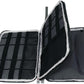 BUBM Double Layer Electronics Organizer/Travel Gadget Bag for Cables, Memory Cards, Flash Hard Drive and More, Fit for iPad or Tablet(up to 9.7")-Large, Blue