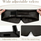 100% Mulberry Silk Sleep Mask Eye Mask for Women Man with Adjustable Band, for Side Sleeper Blackout Sleep Mask for Travel Rest and Office Large Size (Black)