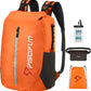 Piscifun Dry Bag Waterproof, Lightweight Dry Backpack Roll-Top Sealed with Waist Pouch and Phone Case Keeps Gear Dry Inside for Kayaking, Boating 10L 20L 30L