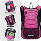 15L Insulated Hydration Backpack Pack with 2L Water Bladder Lightweight Hiking Backpack Bag for Women Men Daypack for Hiking Running Festival Camping Biking - Roamly