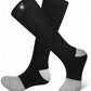 SNOW DEER Upgraded Rechargeable Electric Heated Socks,7.4V 2200mAh Battery Powered Cold Weather Heat Socks for Men Women,Outdoor Riding Camping Hiking Motorcycle Skiing Warm Winter Socks