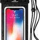 Freegrace Waterproof Pouches with Waist Strap / Pouch Case Bundle Set- Keep Your Phone & Valuables Dry and Safe - Waterproof Dry Bags for Boating Swimming Snorkeling Kayaking Beach Water Parks Pool