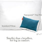 Pipsqueak Pillow - Small, Mini, Tiny - 11 x 7 in - Perfect for Travel, Cars, Airplanes, Camping, Dogs, Toddlers, Kids, Lumbar, Knees and Neck - Ages 2 Yrs and Up