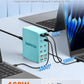 Charging Station (600W),12-Port USB C Charger Block with Dual 100W PD USB-C Fast Charging Station Hub for MacBook Pro/Air/All iPad Phone 17/16 15/14/13/Pro Max/Samsung Galaxy Note(Green) - Roamly